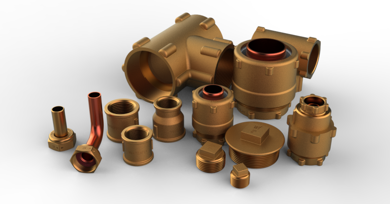 Waterfit gunmetal threaded fittings